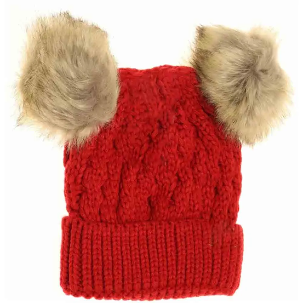 Casual Knit Pom Beanie