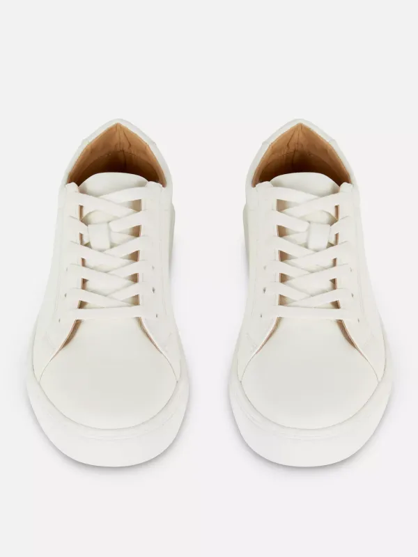 Simple Versatile Leather Lace-Up  Shoes