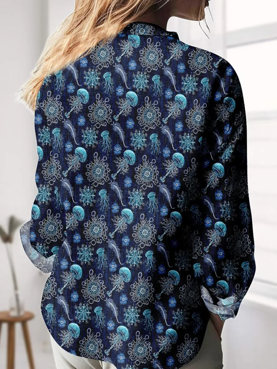 Jellyfish Print Shirt