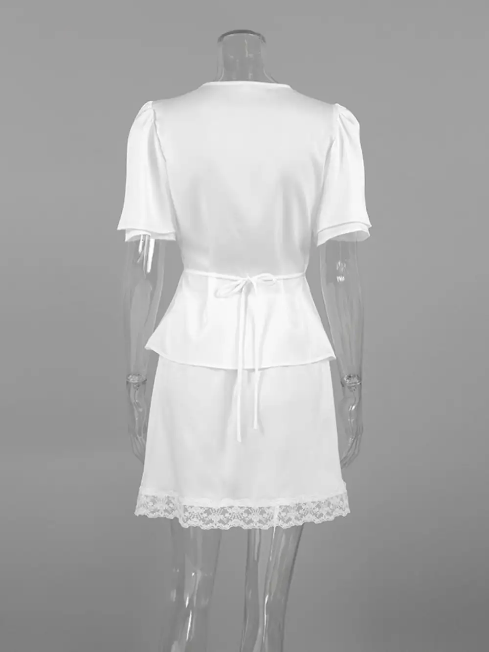 Lace Trimmed Coordinated Set