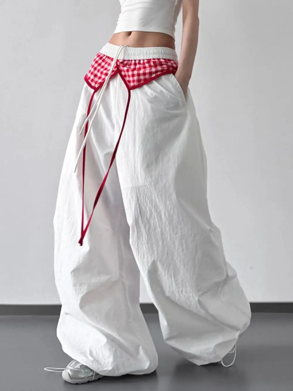The Checkered Wide Pant