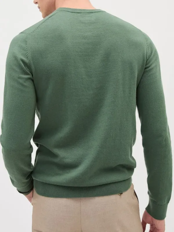 Jade Long-Sleeve Crew-Neck Sweater