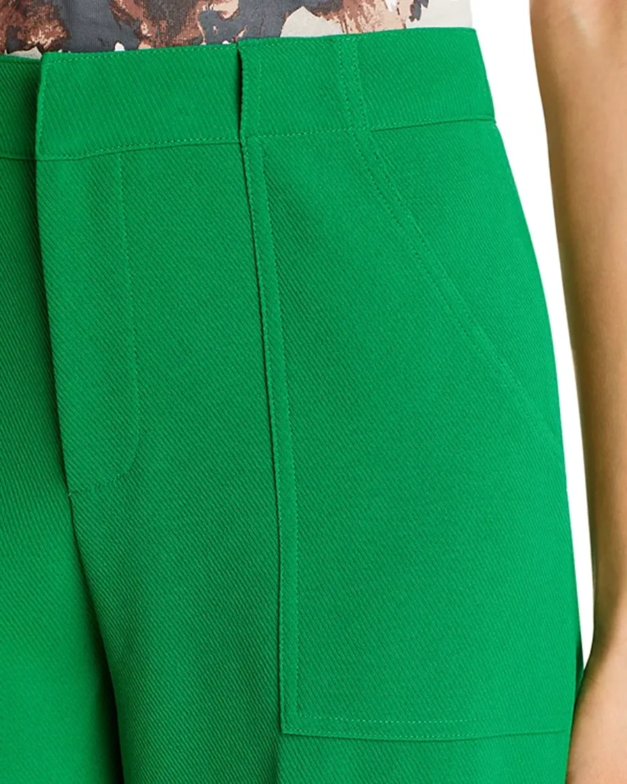 Belt Loops Wide Leg Pants