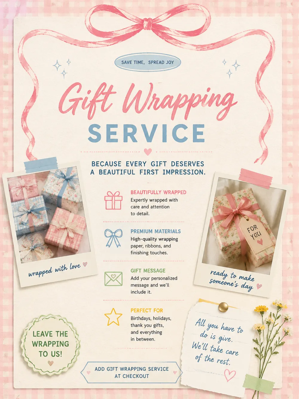 Gift Wrapping Service