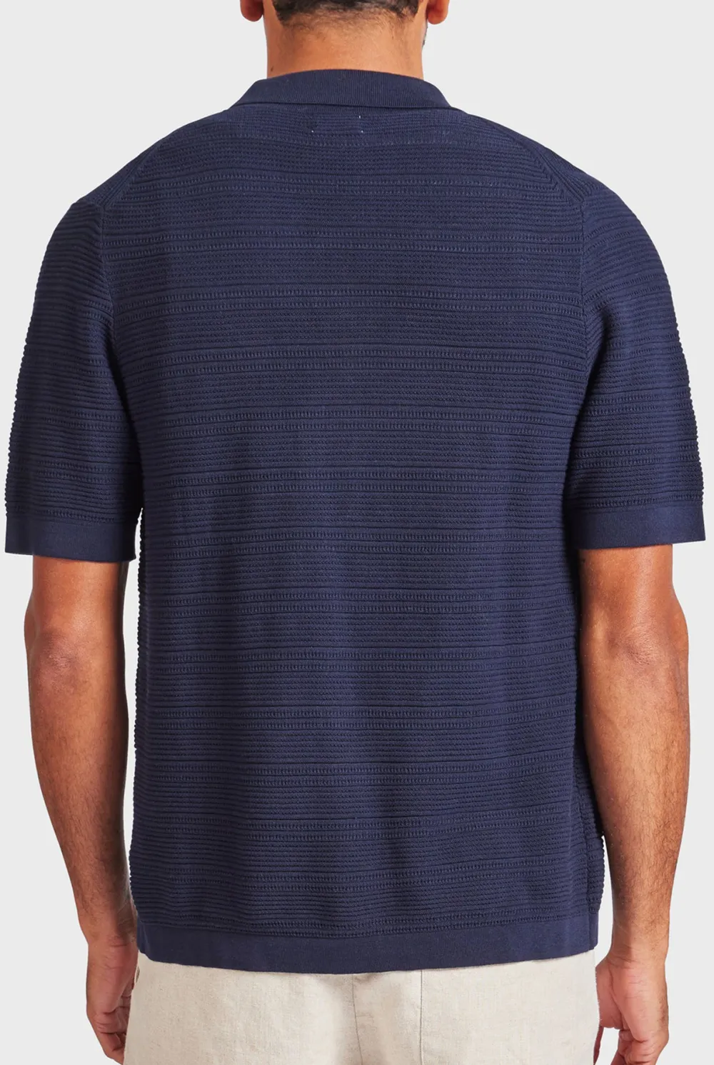 Revere Collar Knit Shirt