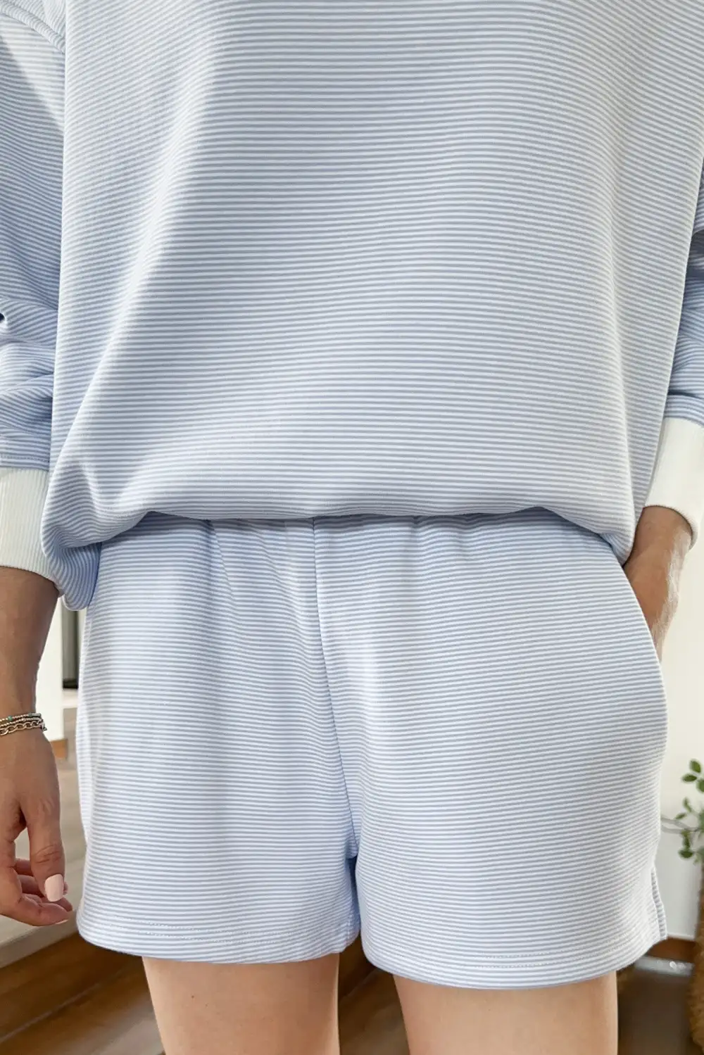 Gentle Fit Soft Striped Shorts