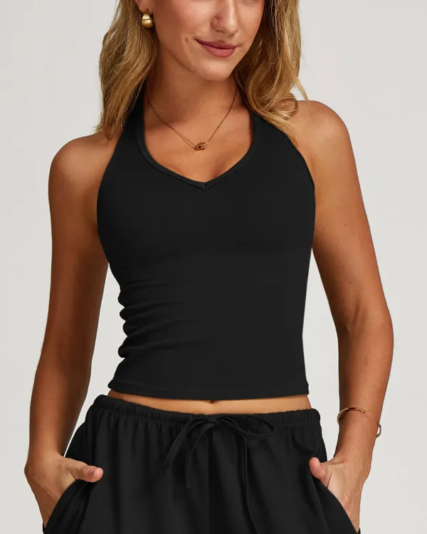 Refined Cropped Active Top