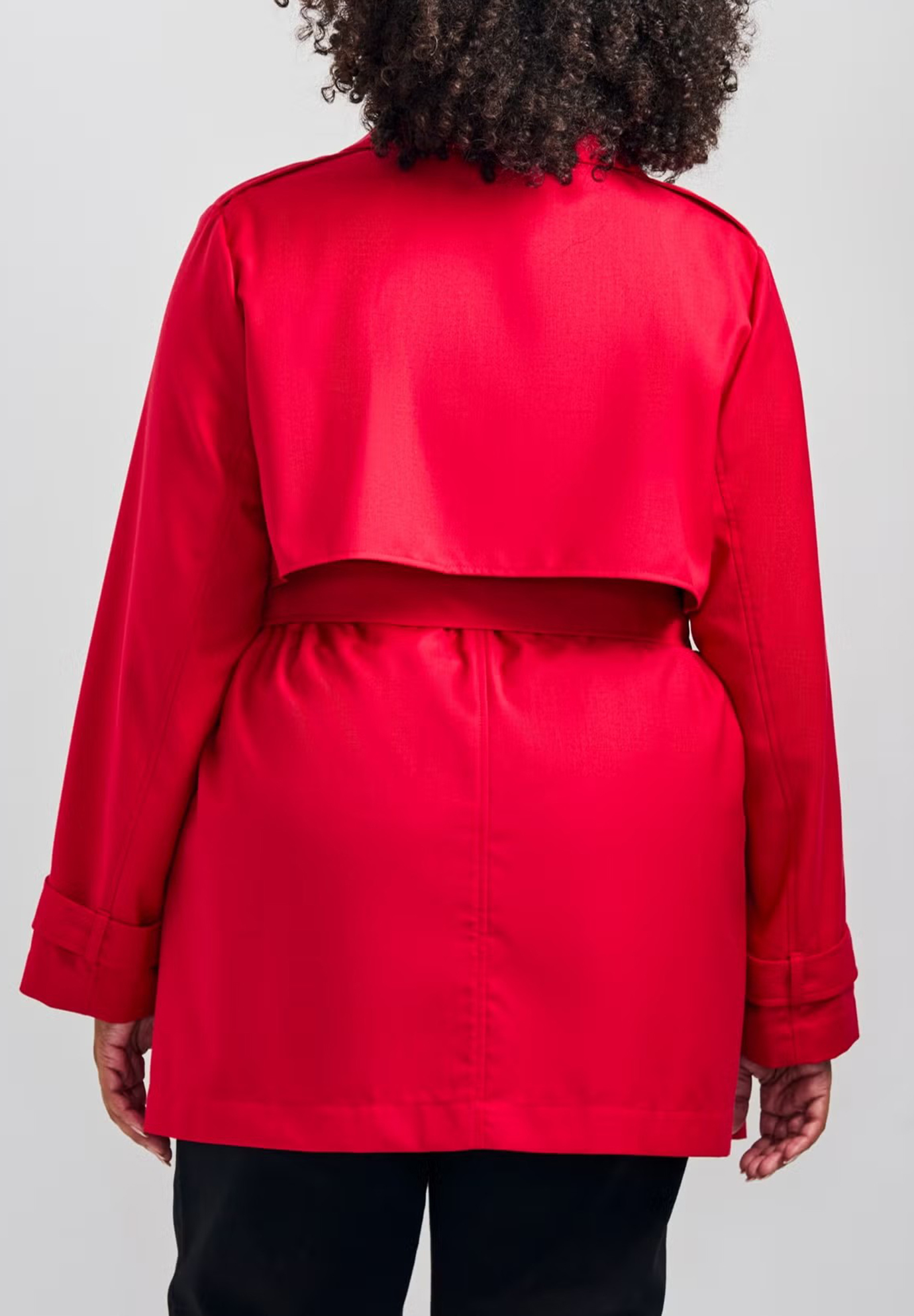 Double Breasted Waistband Jacket