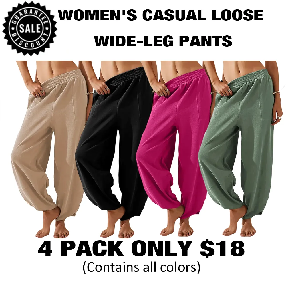 🔥Hot Sale💥Women's Wide Leg Pants🔥16-PACK - All Colors Included