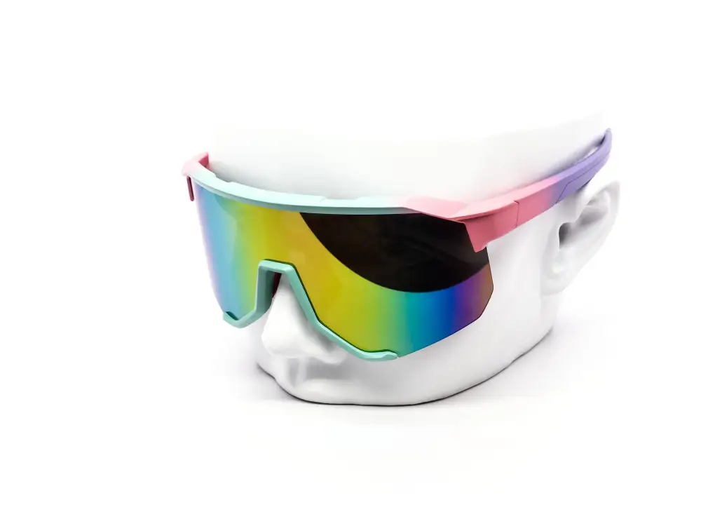 12-Pack Oversized Sport Shield Mirror Performance Sunglasses