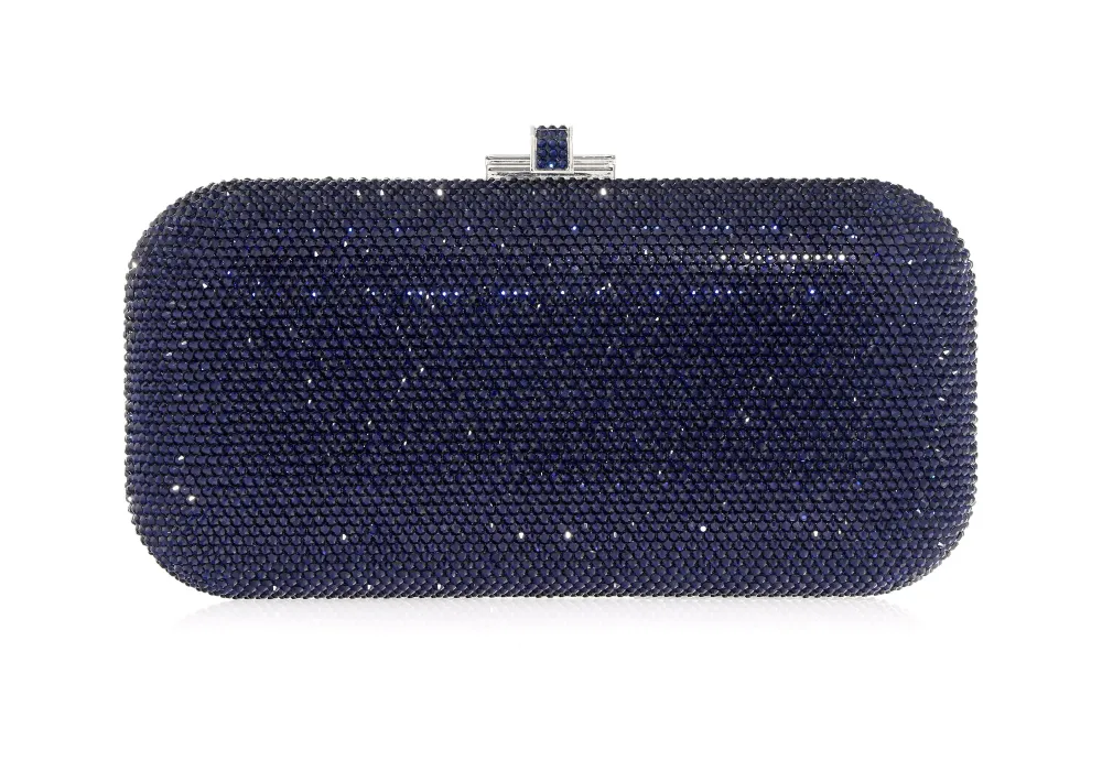 Luminous Long Slide Embellished Clutch