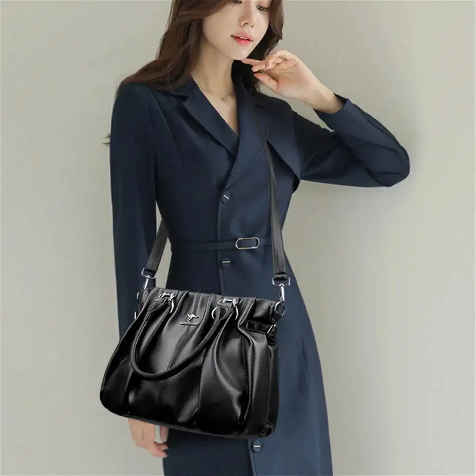 Versatile Structured Soft Tote Bag
