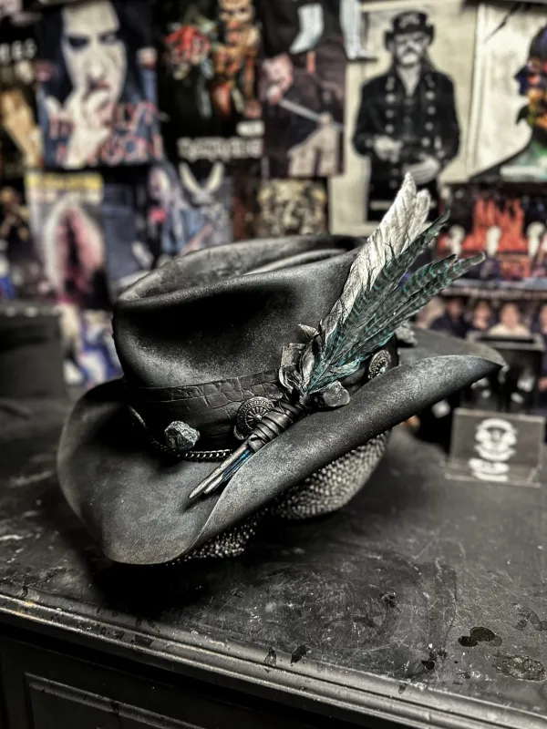 🏷️ 🔥 Limited Edition – Handcrafted “Rust Rebel” Fedora Hat 🔥  Made for Rebels. Worn by Legends.