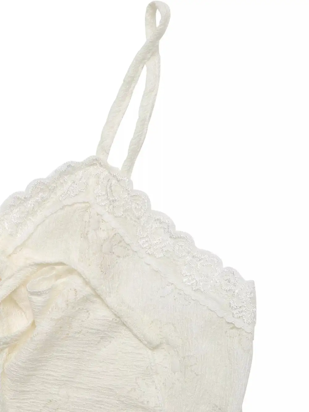 Tie Front Ruffle Hem