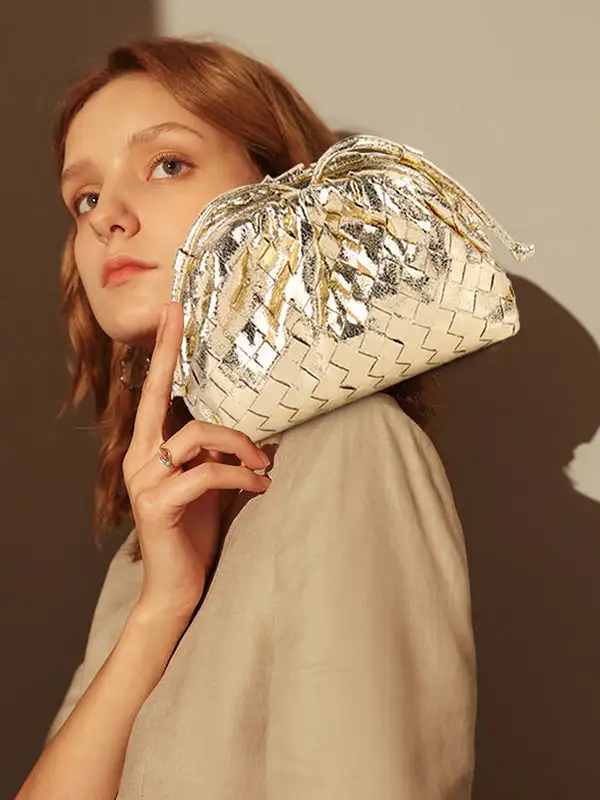 Woven Vintage Crossbody Bag
