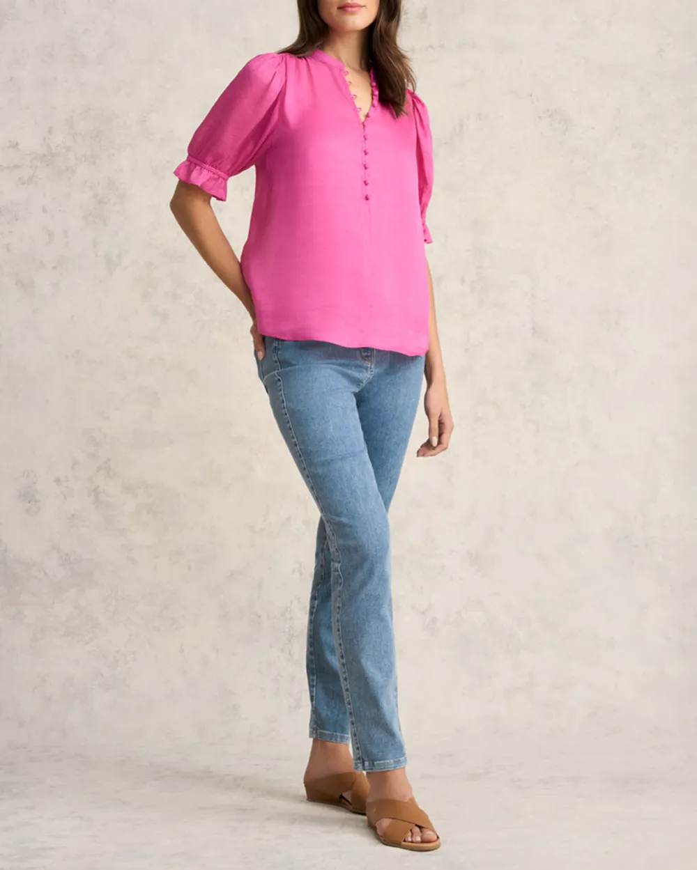 Linen Silk Blouse