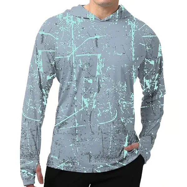 🎁🔥Men's Swim & Outdoor UPF 50+ Sun Shirt ,Lightweight SPF 50 UV Protection Hoodie