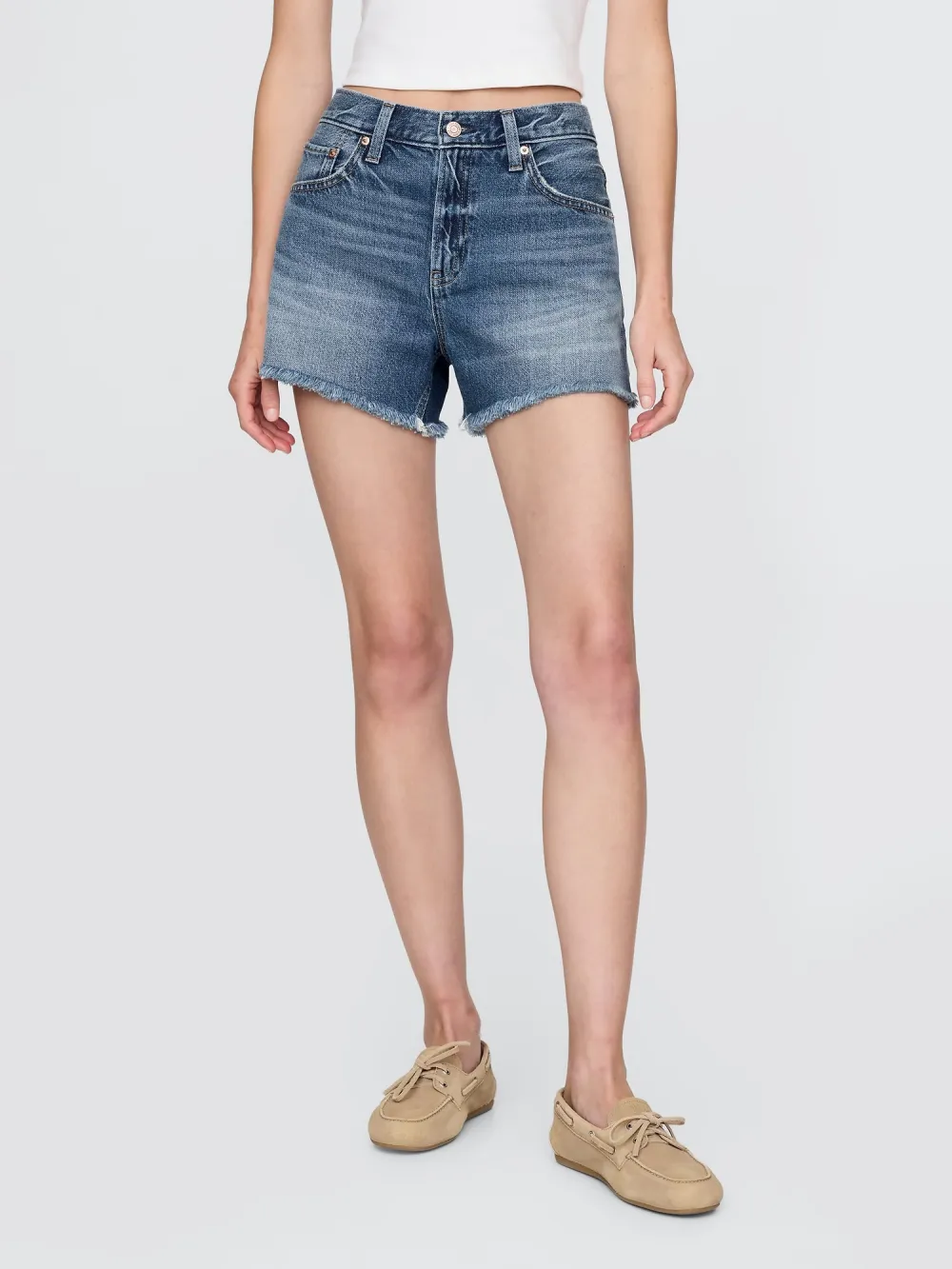 Cat Whiskers Hem Shorts