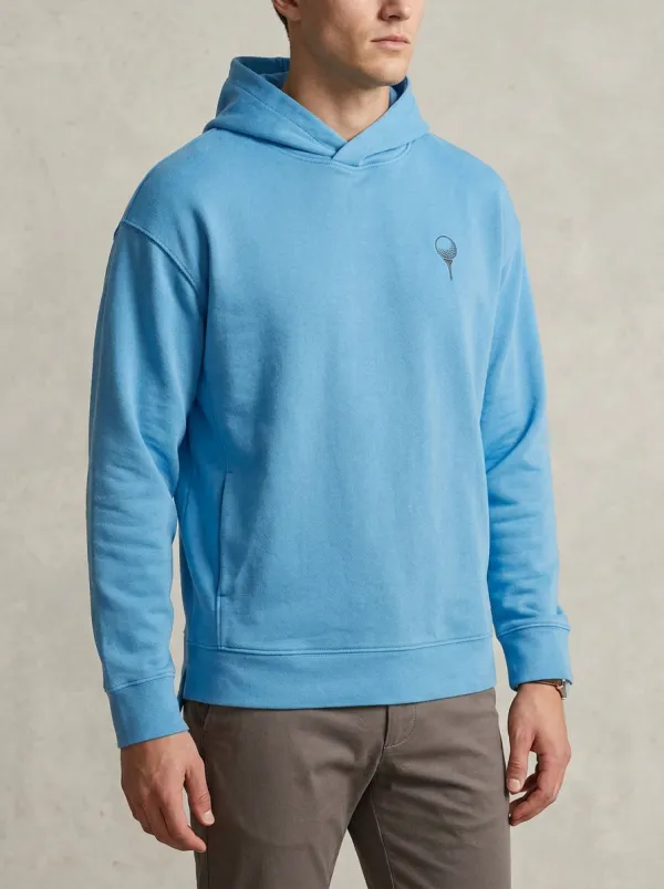 Fairway Golf-Ball Ball-On-Tee Golf Casual Hoodie