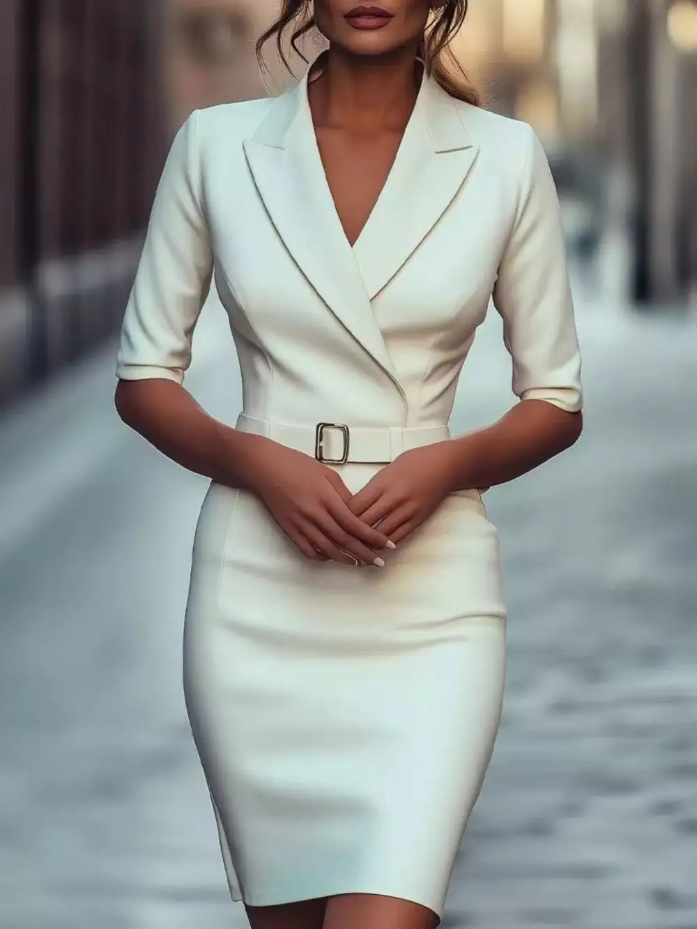 Wearable Cut Short Sleeve Dress