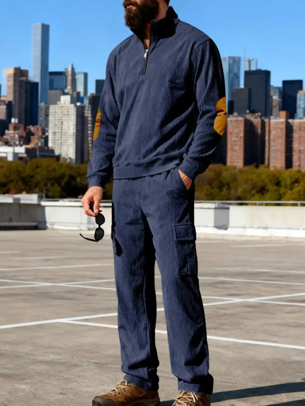 Men's Full Size Casual Long Sleeve Top