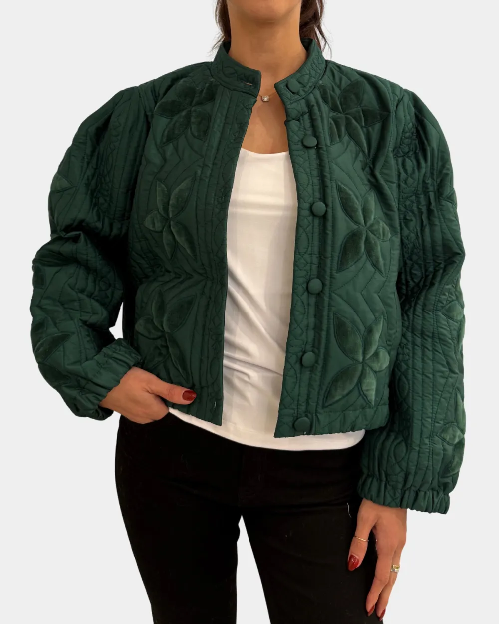 Velvet Quilted Jacket