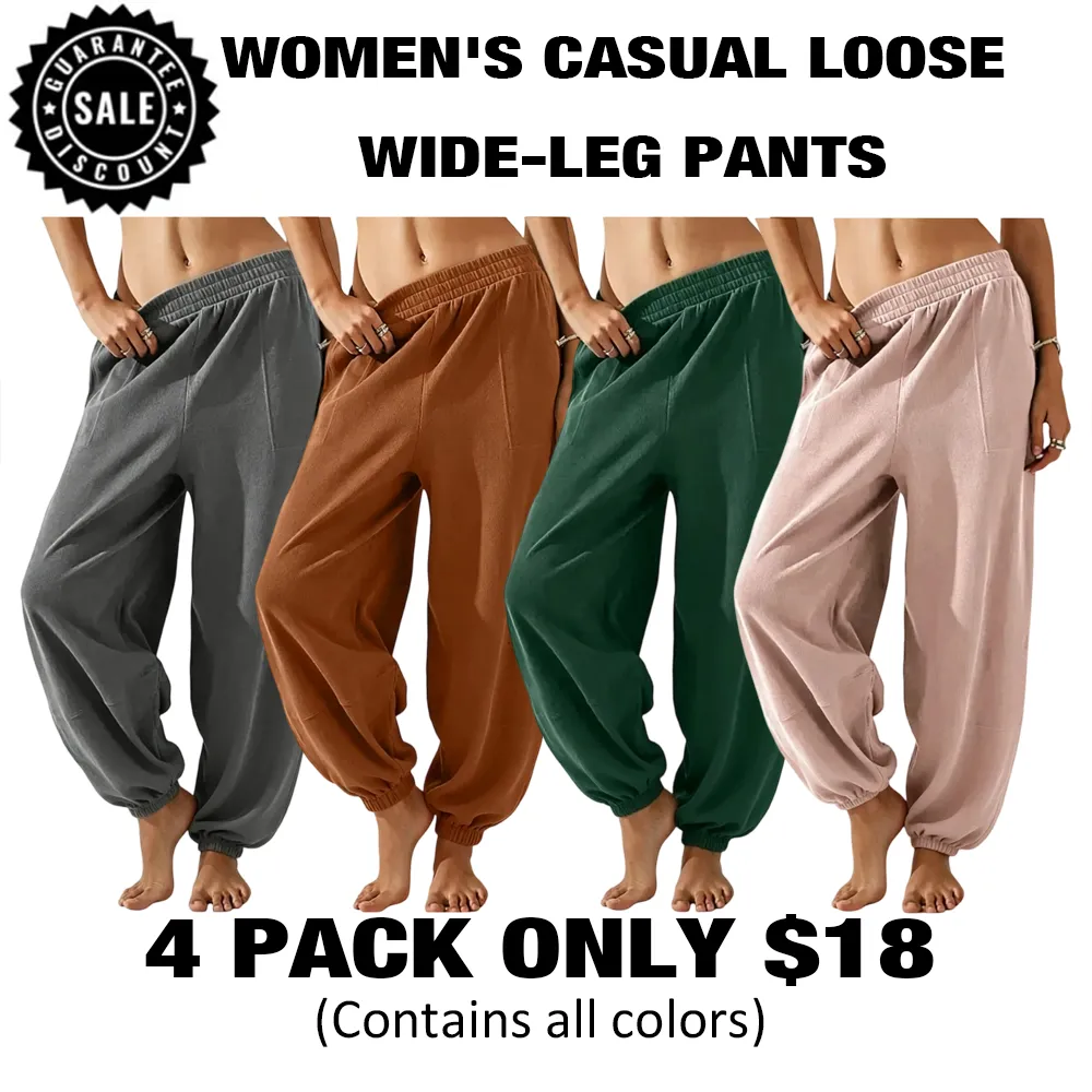 🔥Hot Sale💥Women's Wide Leg Pants🔥16-PACK - All Colors Included
