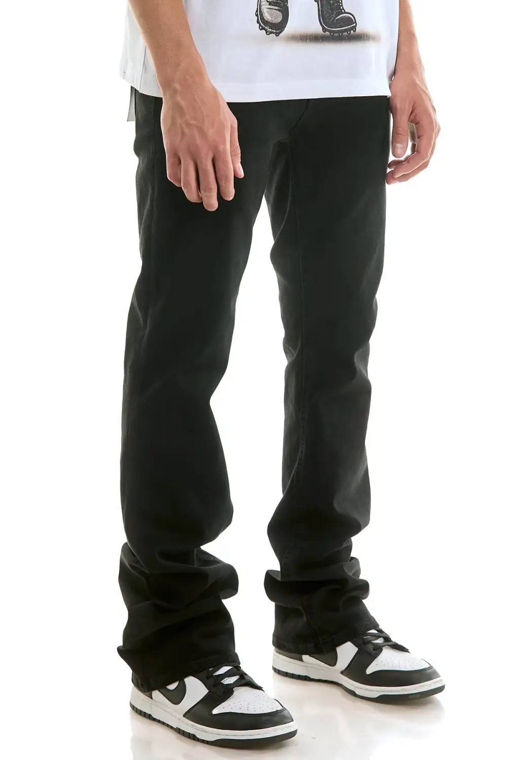 Men's Streetwear Flare Skinny Slim Jeans