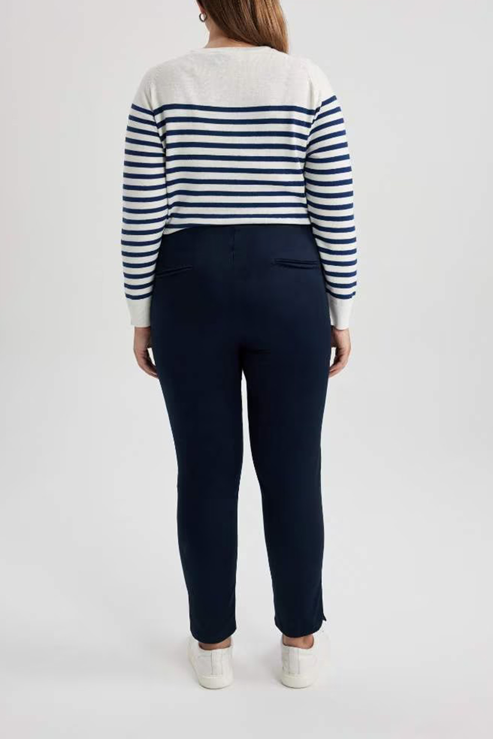 Elastic-Waist Solid Training Pants