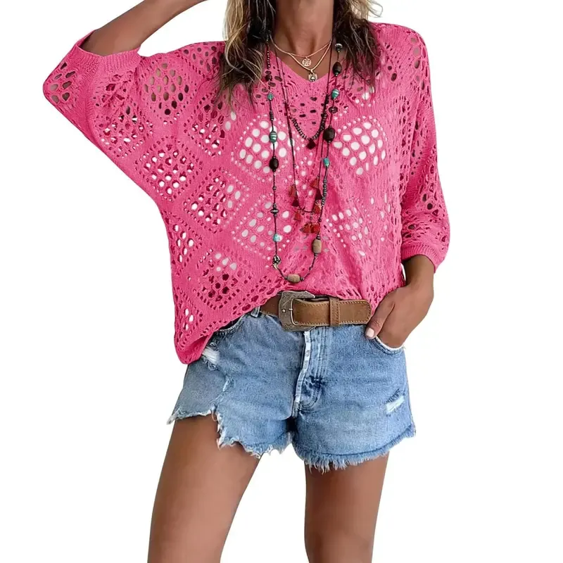 Women's V-neck top