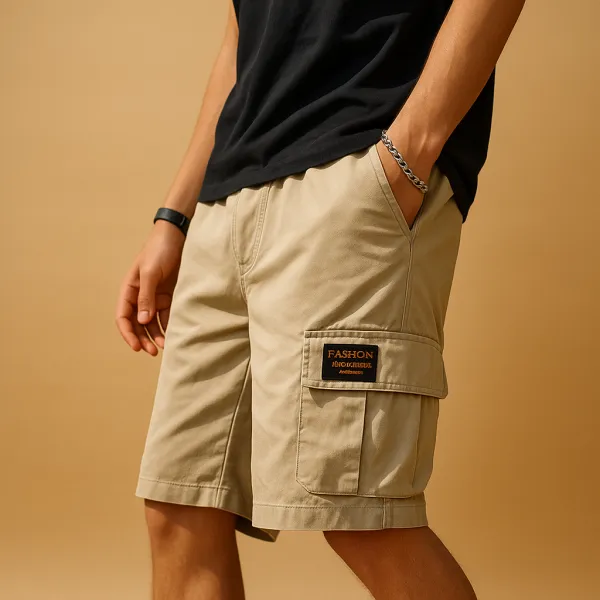 Men's Leisure Cargo Shorts with a Adjustable Waist for Travel and Leisure