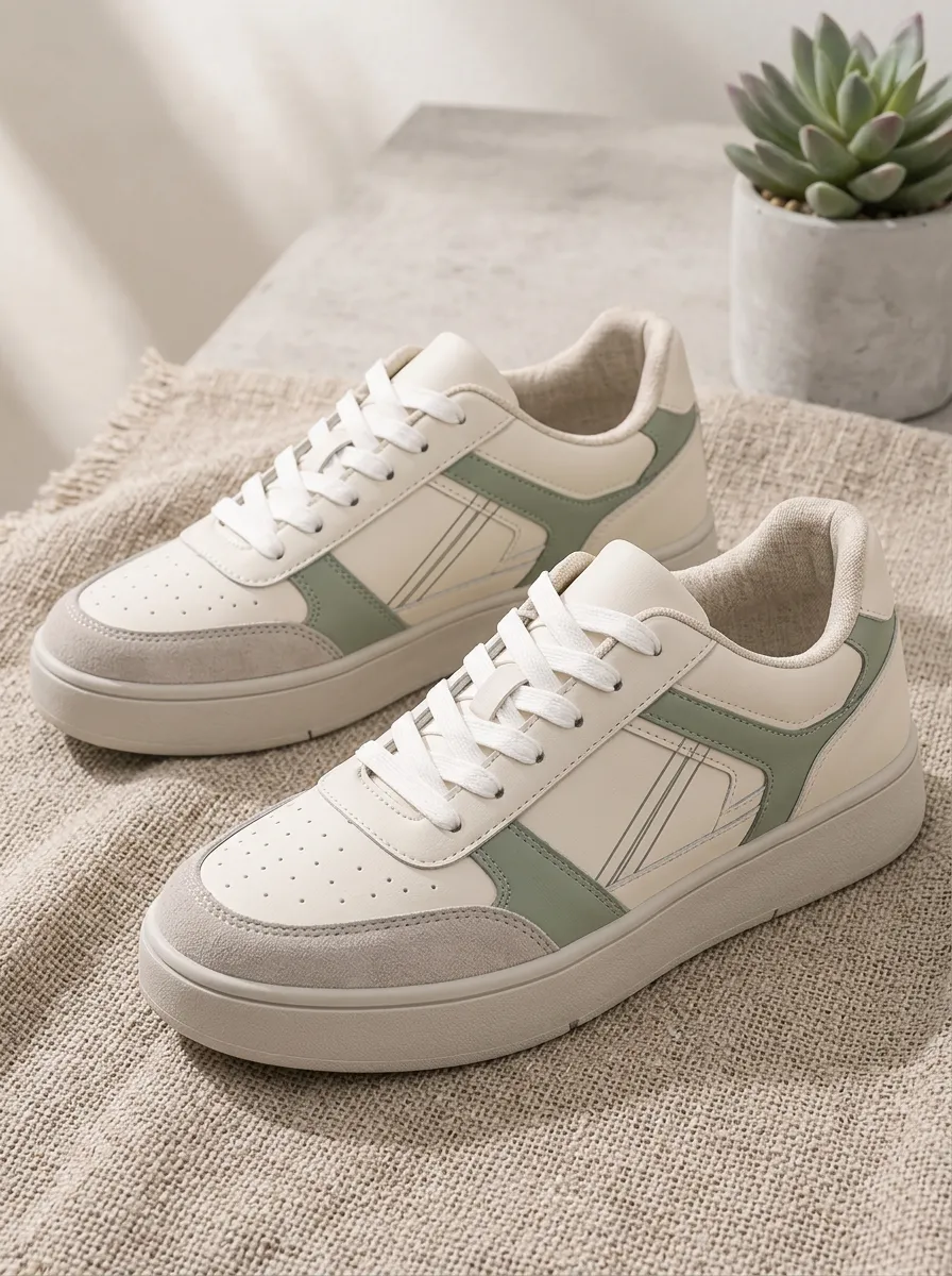 Women's Street Colorblock Suede Skate Shoes