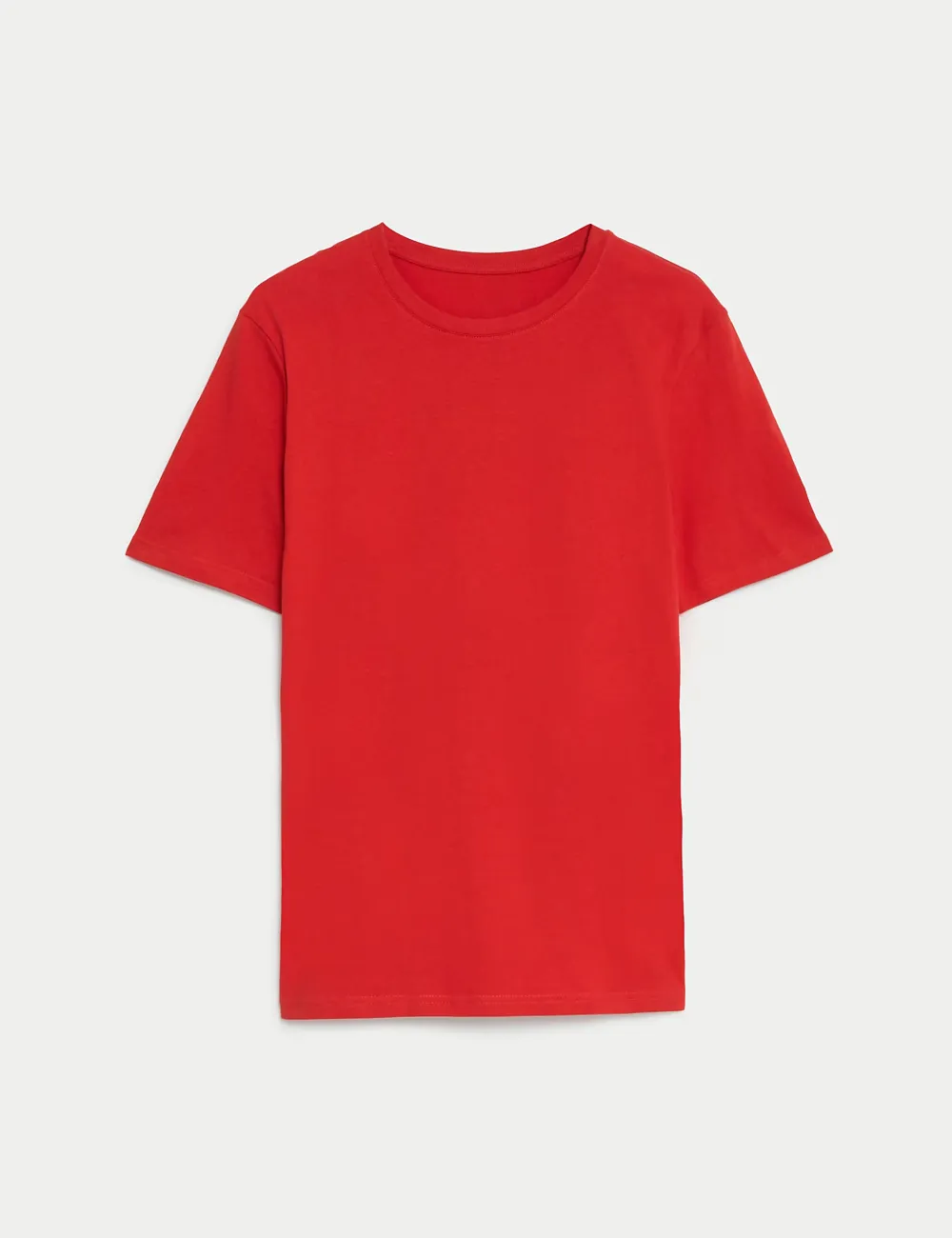 White Basic Crew Neck Short Sleeve Tee