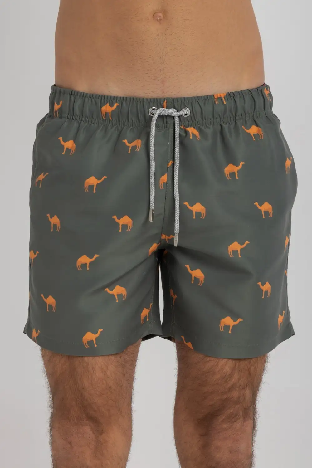 Olive Camels Swim Shorts