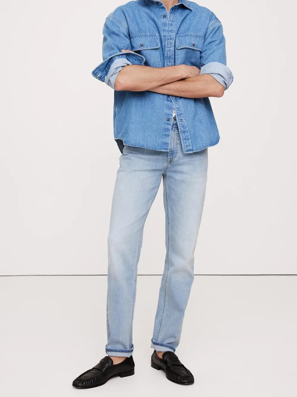 Men's Light Wash  Casual Fashion Jeans