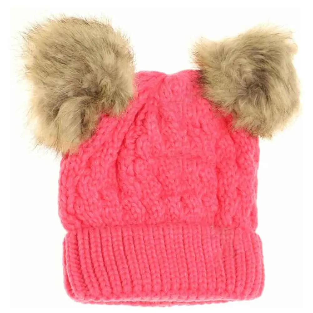Casual Knit Pom Beanie