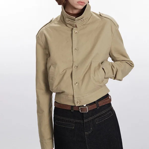 Boxy Casual Outerwear Jacket