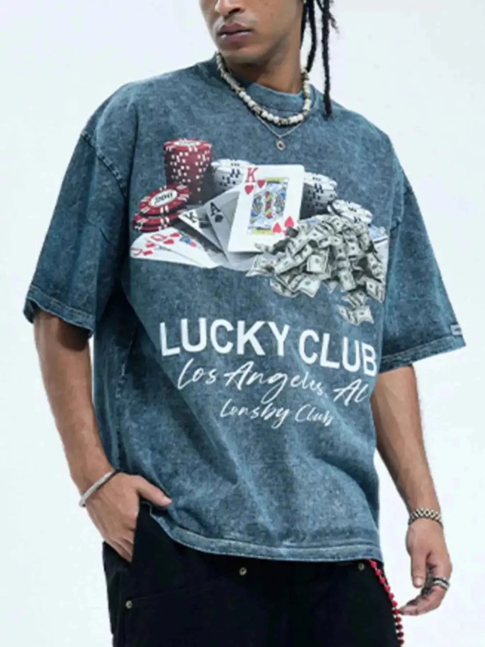Laid Back Graphic Round Neck Short Sleeve T-Shirt