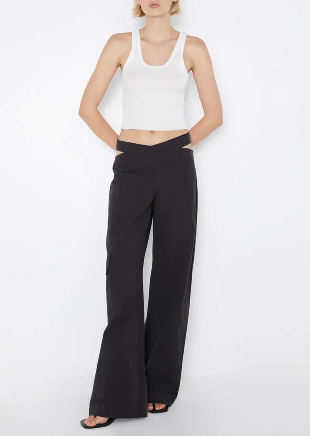 CUTOUT WAIST CARGO PANT