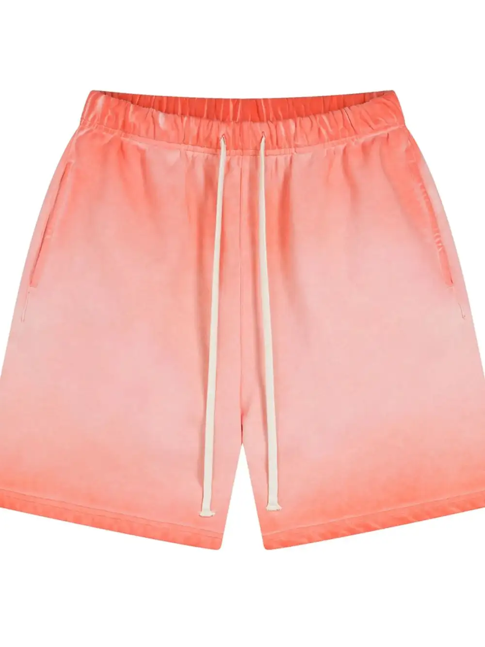 Simple Drawstring Cotton Blend Casual Shorts