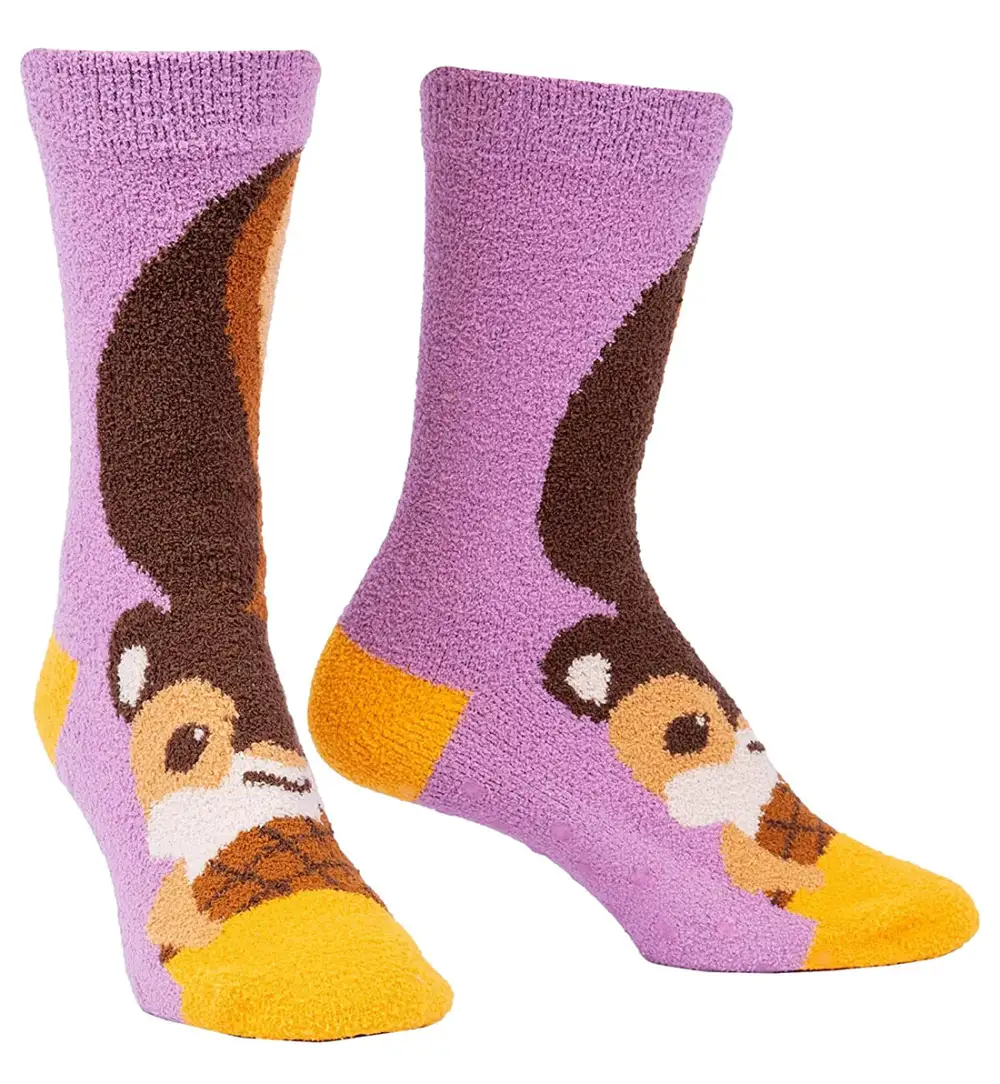 Novelty Playful Graphic Gripper Slipper Socks