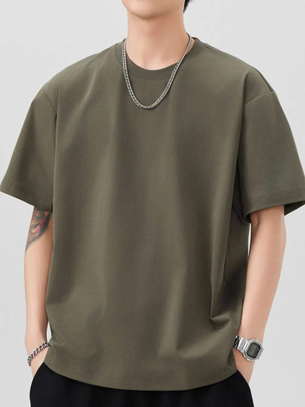 Polished Men's Casual Loose T-shirt