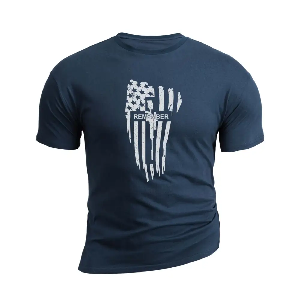 USA FLAG REMEMBER GRAPHIC TEE