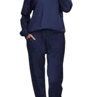 Women'S Long Sleeve Knit Loungewear