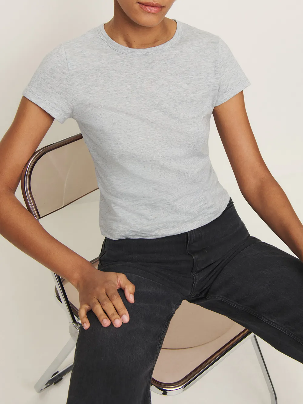 Soft Knit Classic Crew Neck Tee