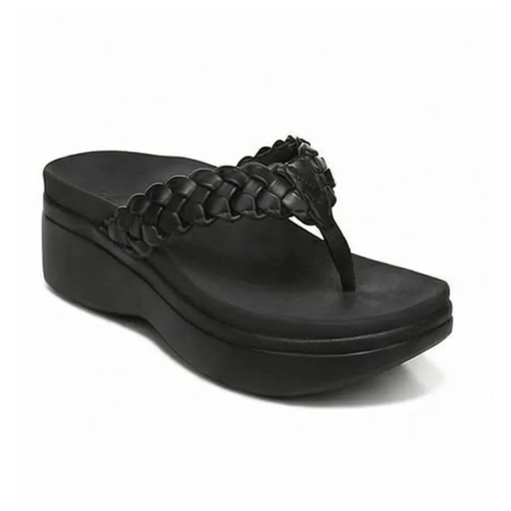Braided Platform Comfort Sandals