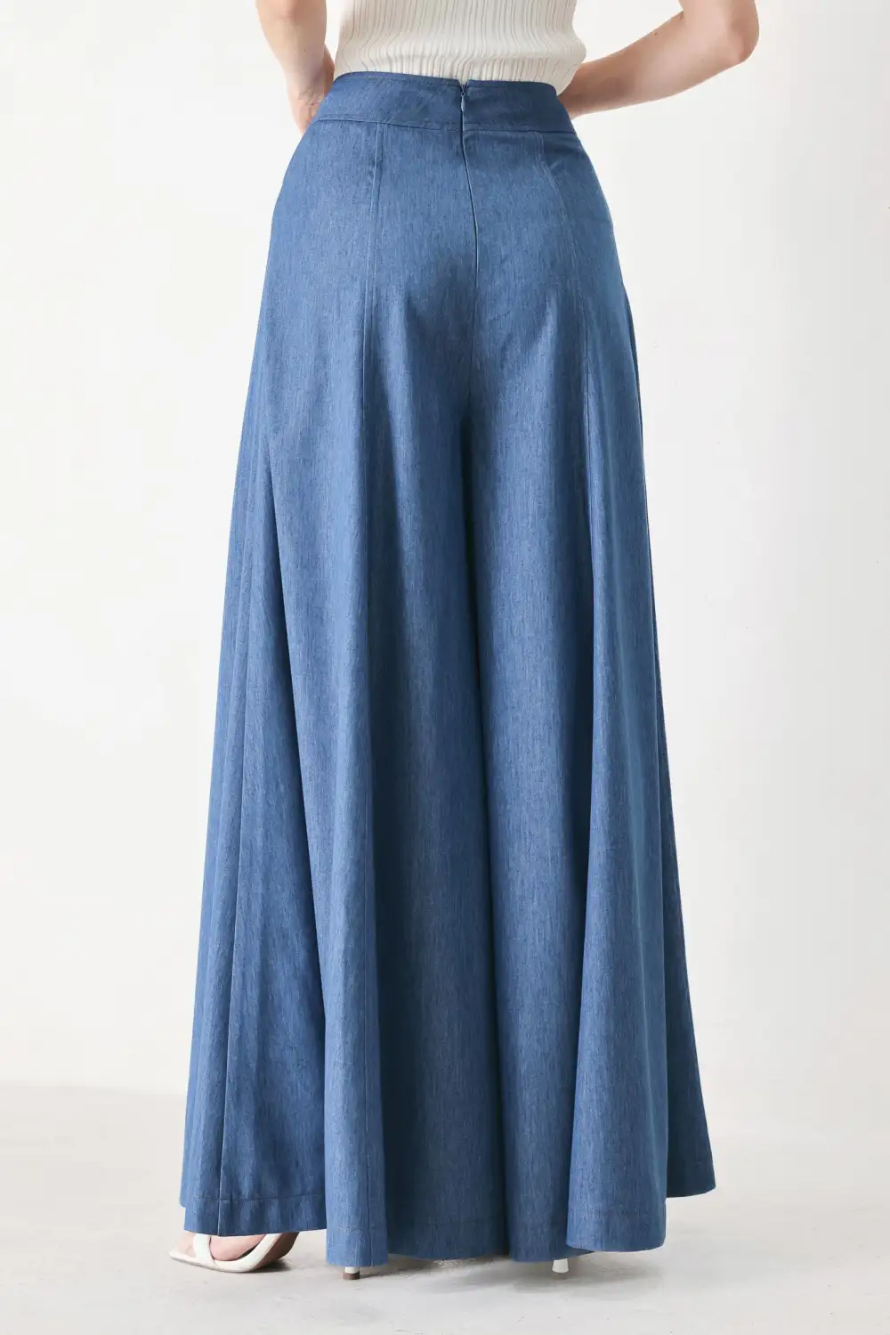 Sequin Wide Leg Casual Pants