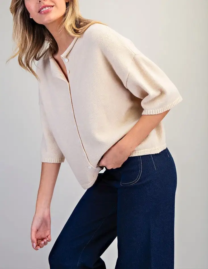 Half Sleeve Cardigan