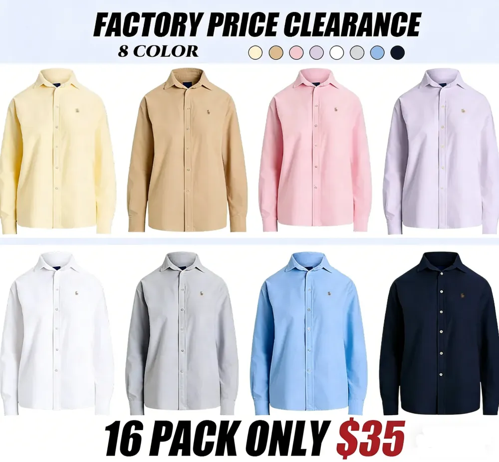 🔥 Relaxed Fit Cotton Oxford Shirt | Versatile Casual Staple