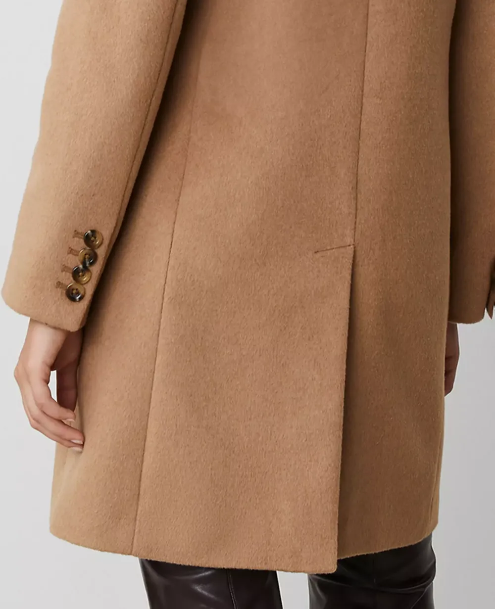 Plain Long Sleeve Coat